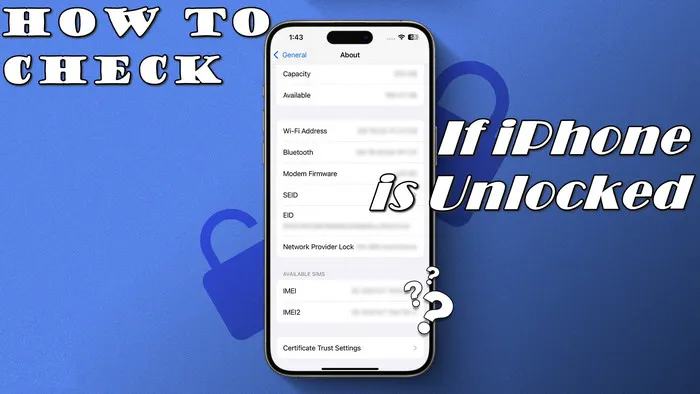 how to check if iphone is unlocked