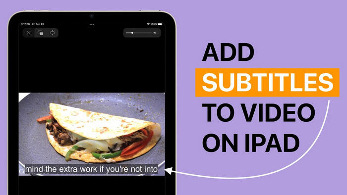 add srt subtitles to iphone vidoes