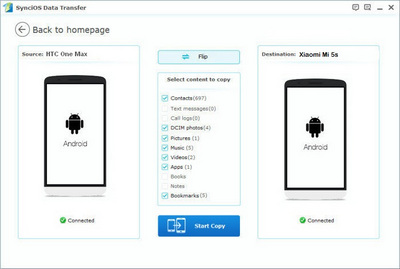 move data from old phone to Xiaomi Mi 5s