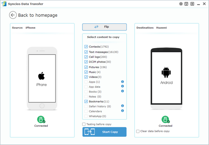 sync data to huawei honor 10