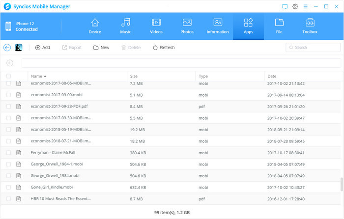 save iPhone app data to computer