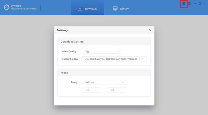 set up video output format